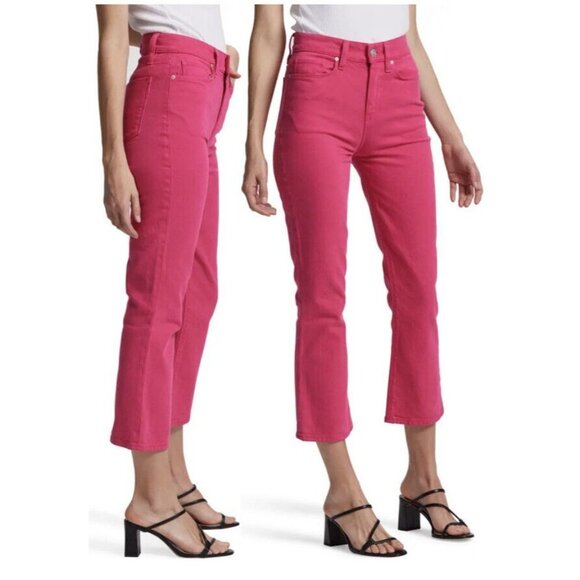 Hudson‎ Womens Pink Mid Rise Flat Front 5 Pockets Design Bootcut Leg Jeans Sz 26 - Picture 10 of 10